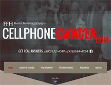 Tablet Screenshot of cellphonecancer.com